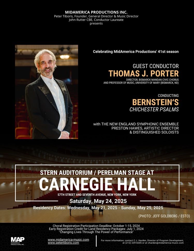 Chichester Psalms in Carnegie Hall