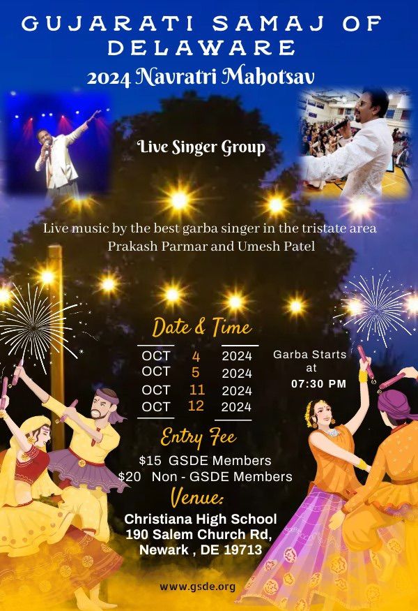 Biggest Garba of Delaware OCT 5th 2024