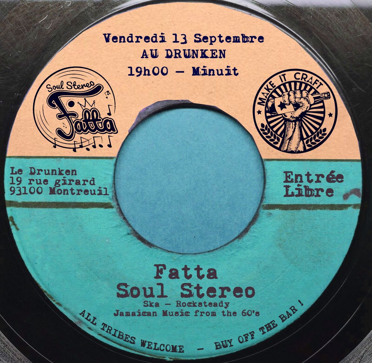 DJ Set : Fatta Soul Stereo - Ska, Rocksteady & Jamaican Music