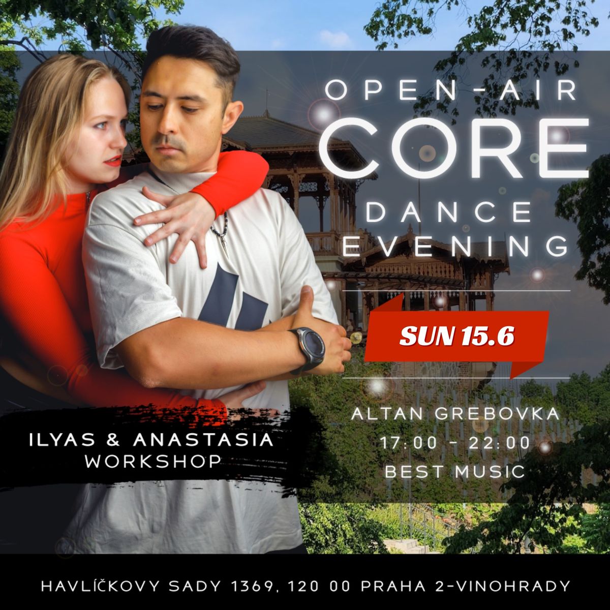 Open Air CORE DANCE EVENING in Alt\u00e1n Grebovka 