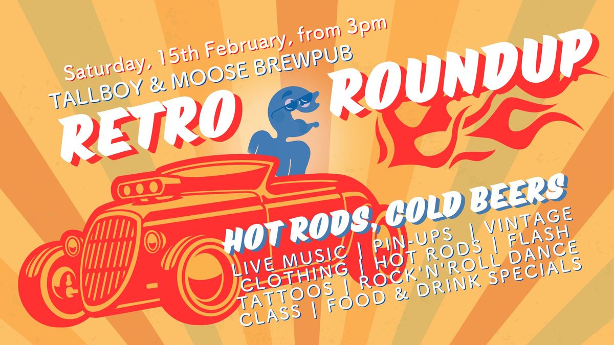 Retro RoundUp - Hot Rods & Cold Beers at the Brewpub