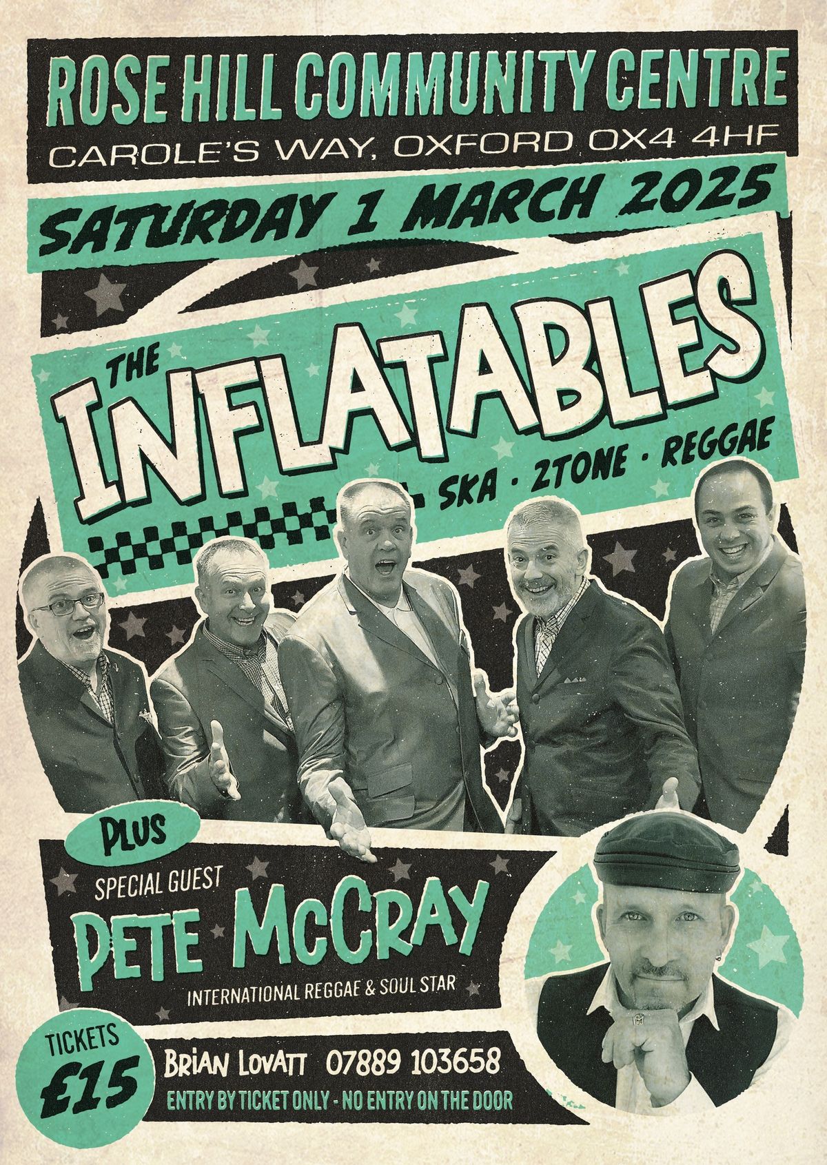 The Inflatables + Pete McCray @ Rose Hill Community Centre, Oxford