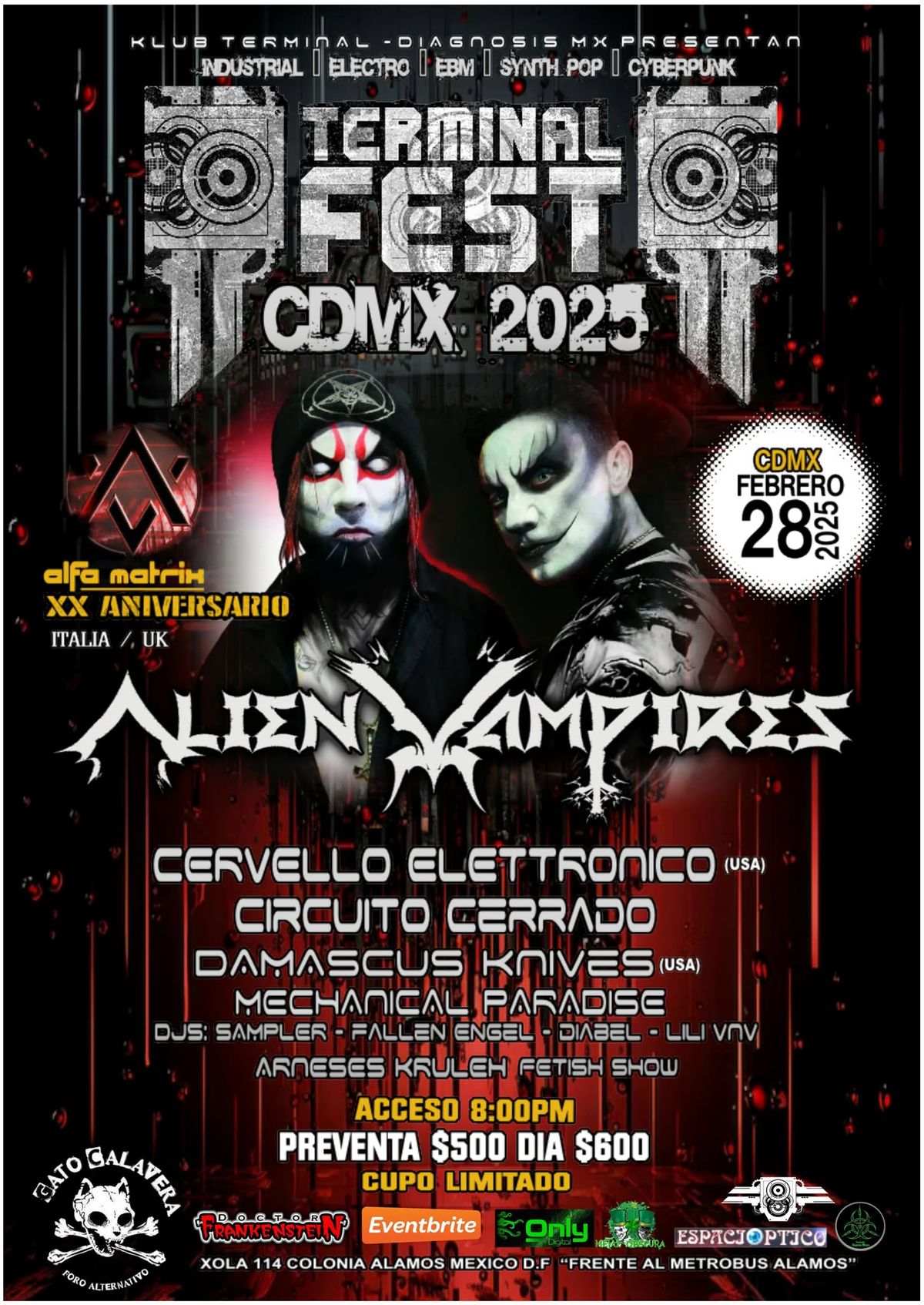 TERMINAL FEST CDMX 2025 Con ALIEN VAMPIRES 