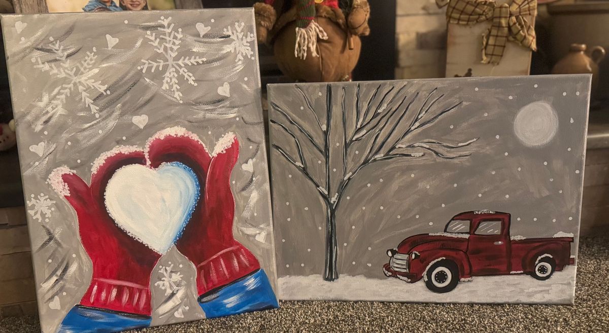 Couples date night paint class