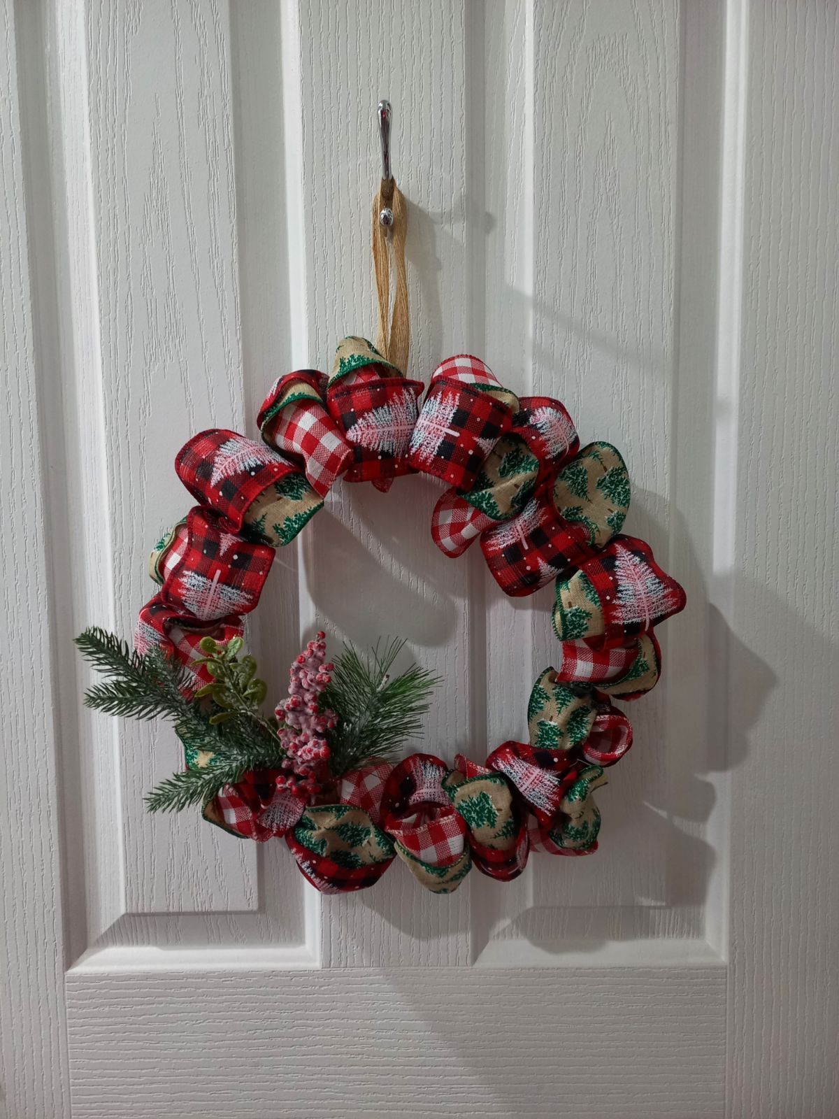 CHRISTMAS RIBBON WREATH MAKING