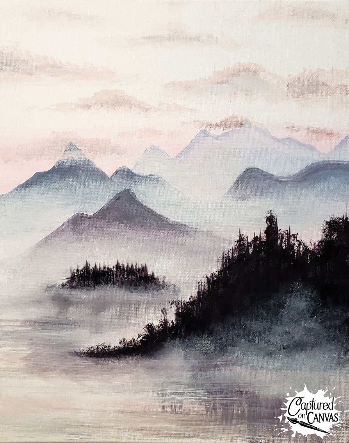 Zen Mountains Paint Party!