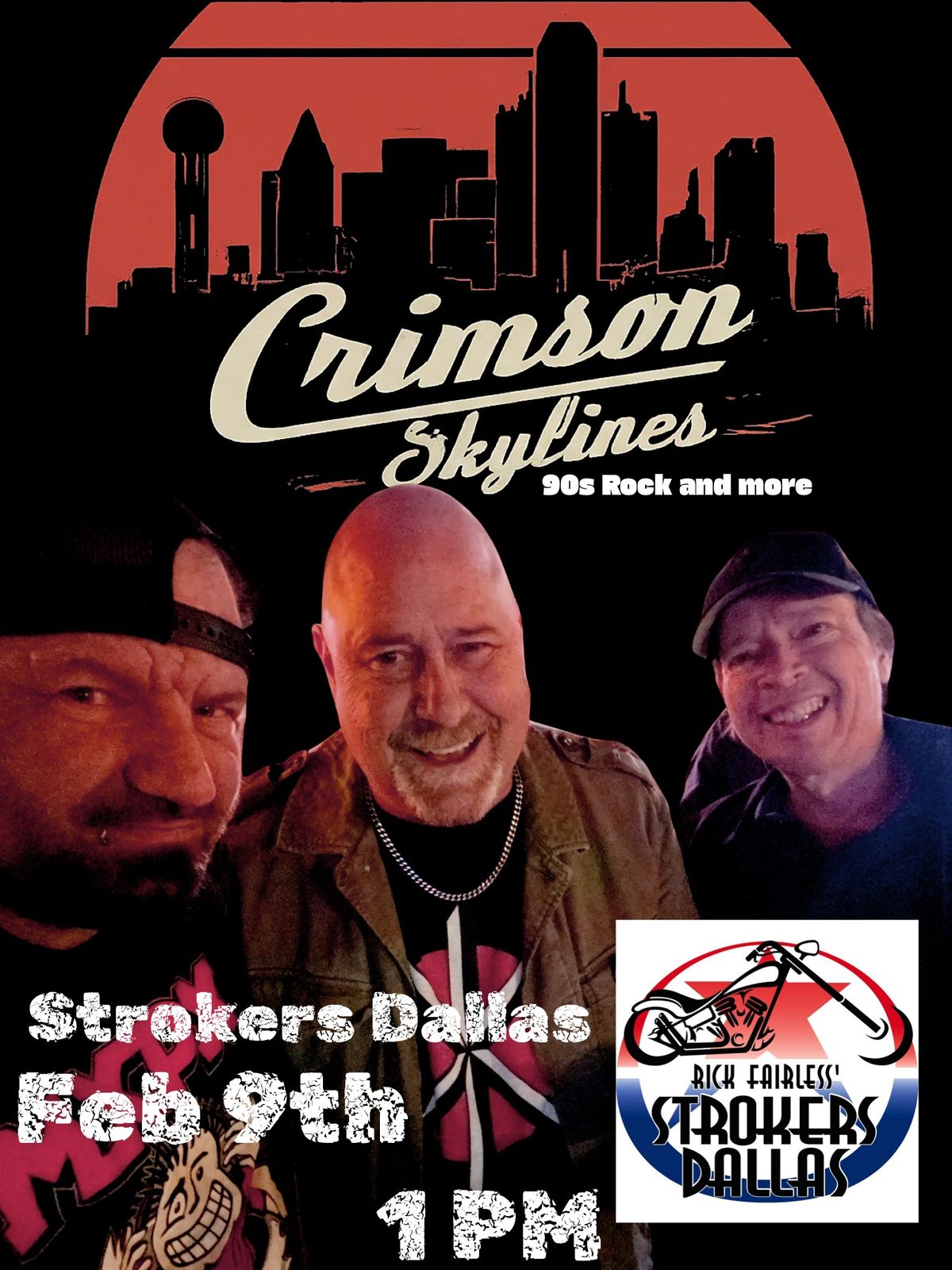 Crimson Skylines live at Strokers Ice House!