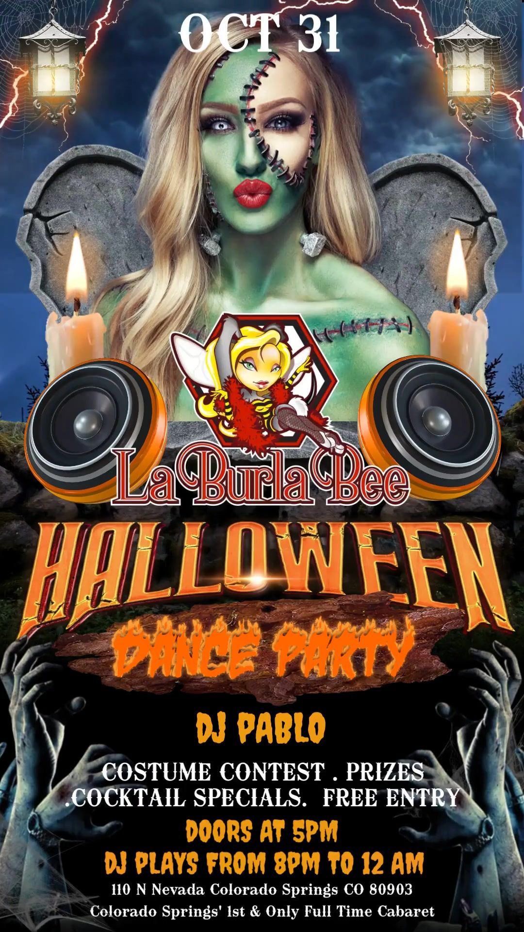 La Burla Bee Halloween Dance Party!