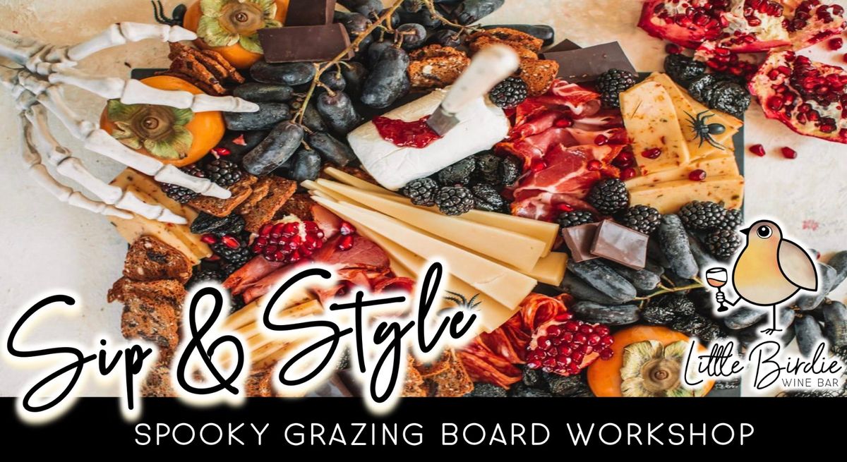 Spooky Season | Sip & Style Grazing Board Workshop