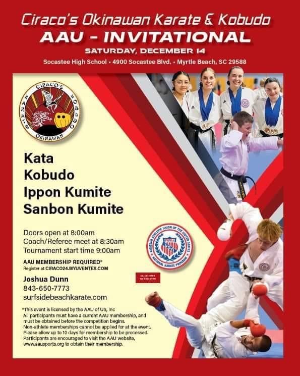 2024 Ciraco\u2019s Karate AAU - Invitational 