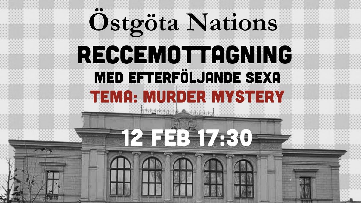 Reccemottagning - Murder Mystery 