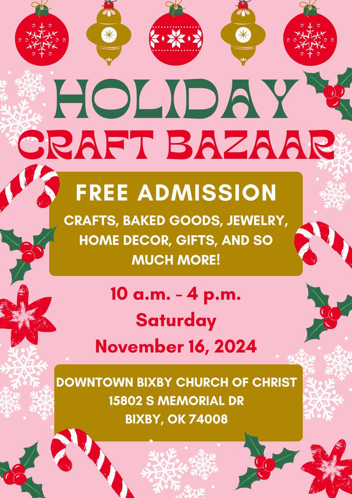 Holiday Craft Bazaar