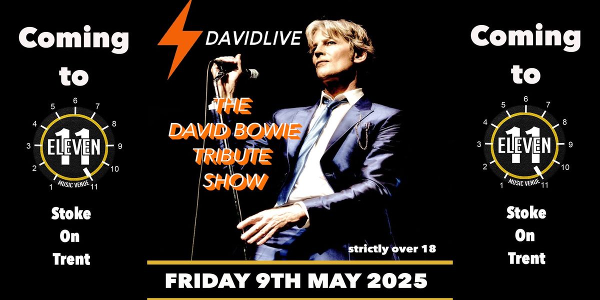 David Live the David Bowie tribute show live Eleven Stoke