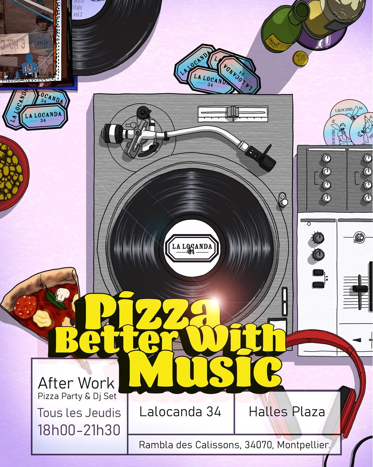 Pizza better with music