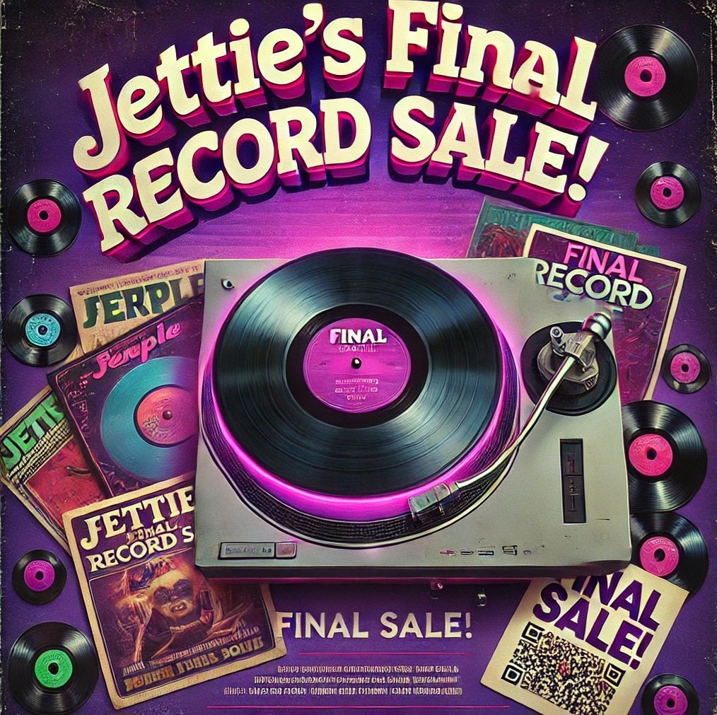 Jettie's Final Record Sale Jan 11th & 12th