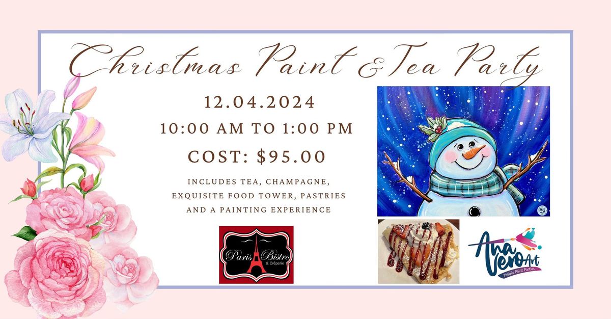 Christmas Paint and Tea Party