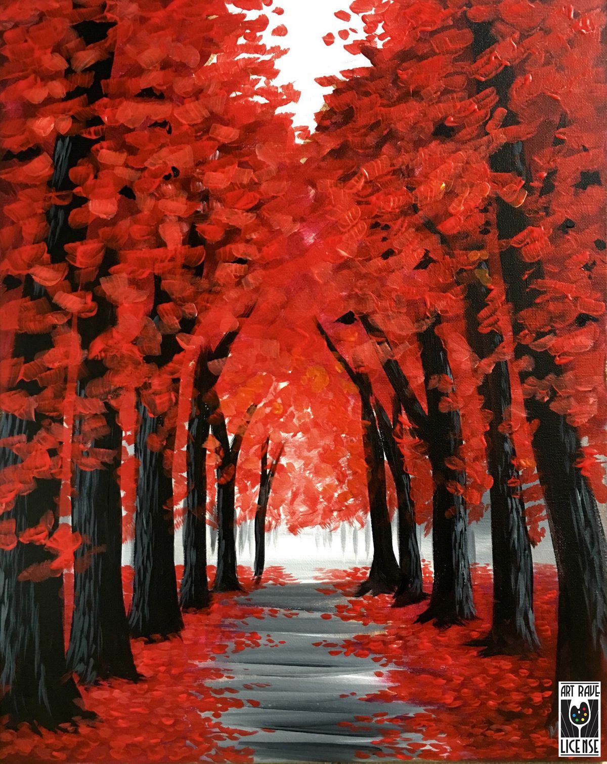 Autumn Walk Canvas Paint Night