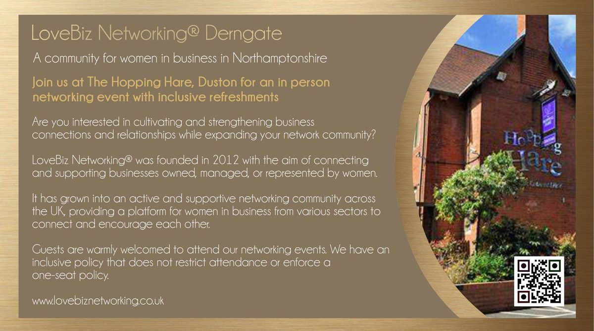 LoveBiz Networking Derngate Community Coffee Catch Up