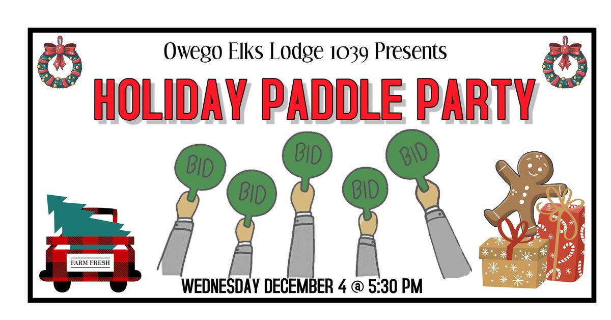 Holiday Paddle Party