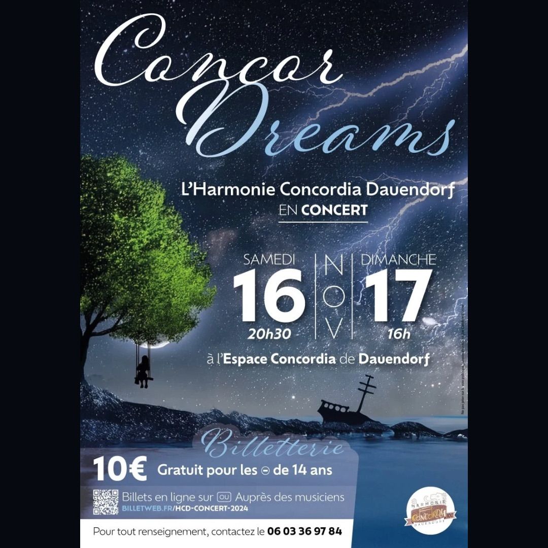 Concert annuel de l\u2019Harmonie Concordia de Dauendorf