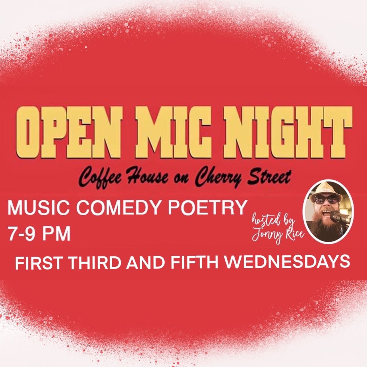 CHOCS Open Mic Night 1st 3rd and 5th Wednesdays 