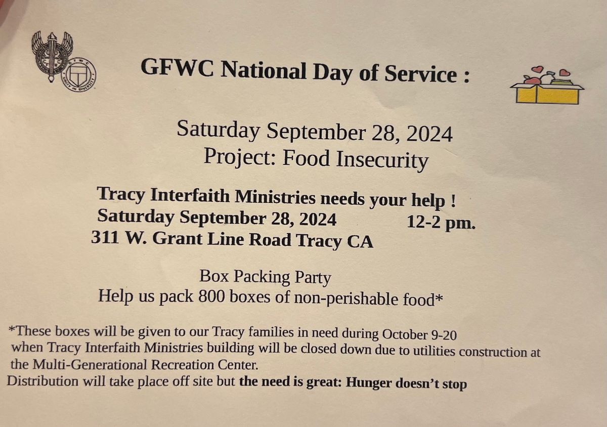 GFWC National Day of Service