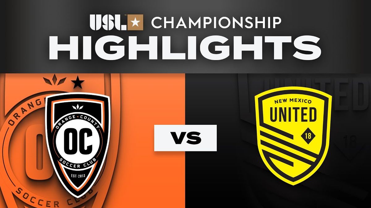 Orange County SC at New Mexico United at Isotopes Park