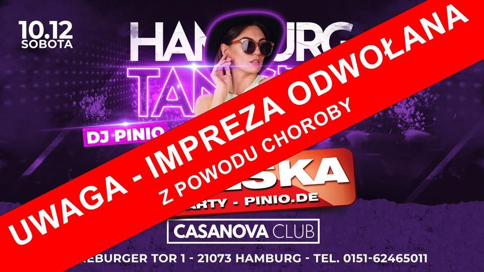 HAMBURG TA\u0143CZY DJ PINIO CASANOVA CLUB
