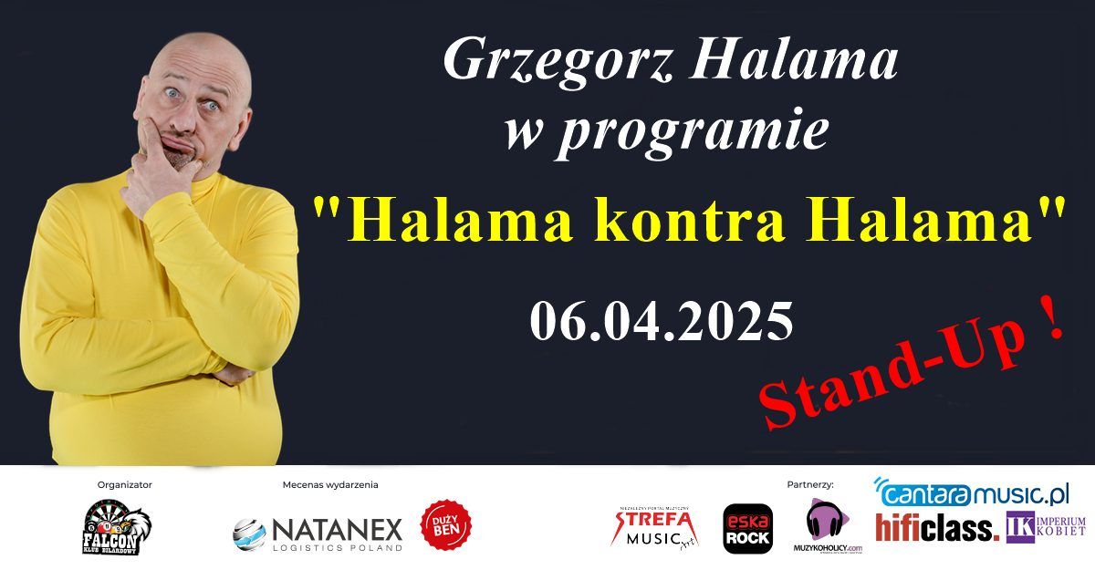 Stand UP \/ "Halama kontra Halama" w Falconie !