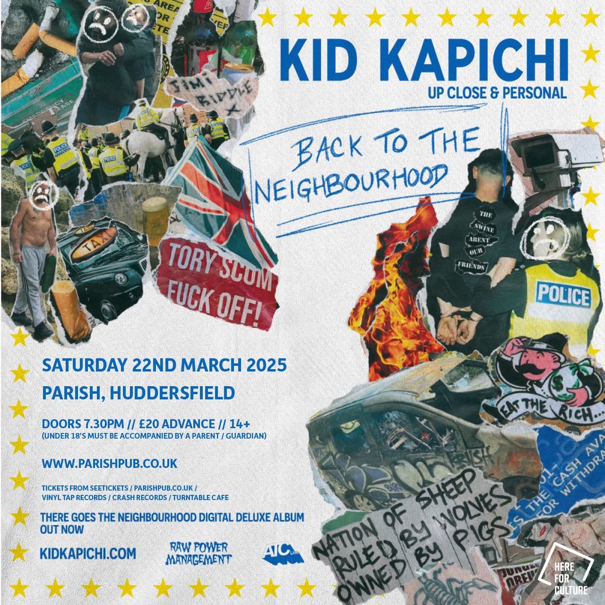 Kid Kapichi - Parish, Huddersfield - Sat 22nd March 2025 