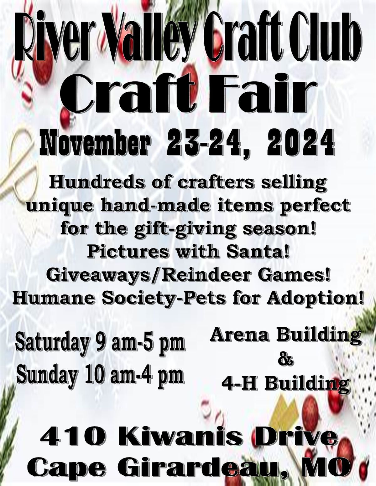 River Valley Craft Club 49th Annual Craft Fair