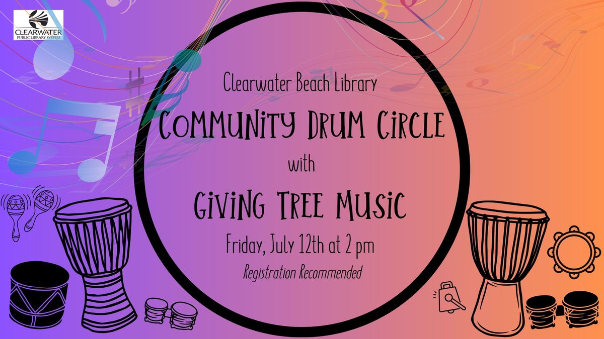 Community Drum Circle with Giving Tree Music @ Beach