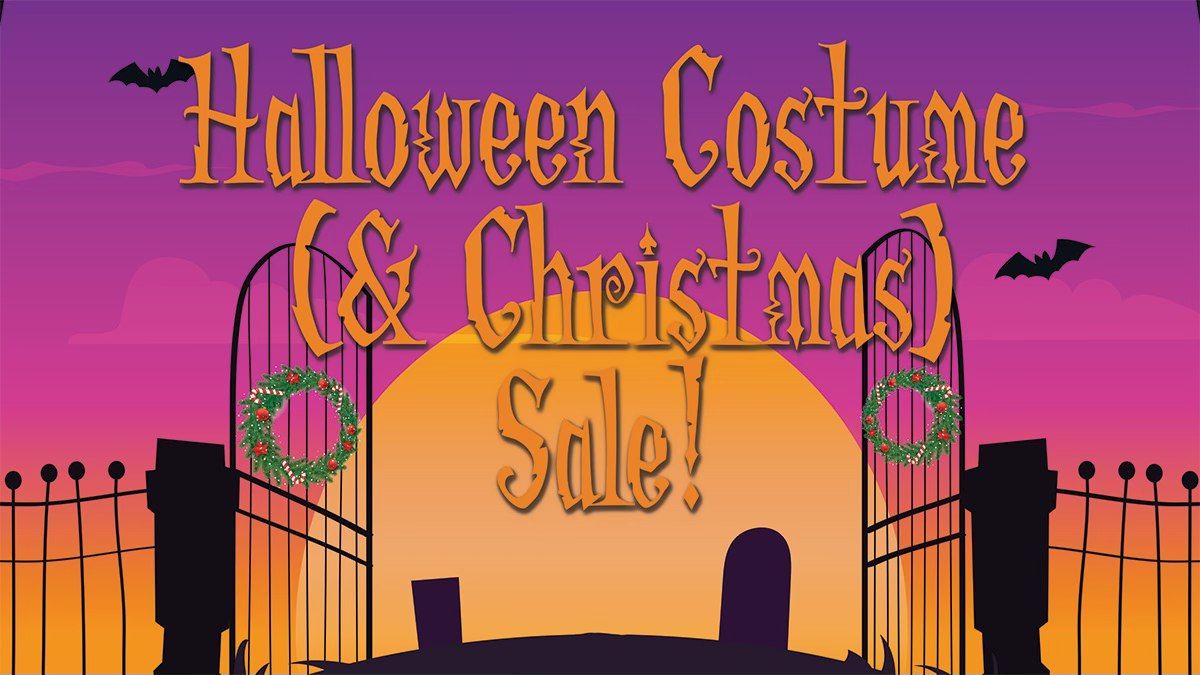 Annual Halloween Costume (and Christmas) Sale!