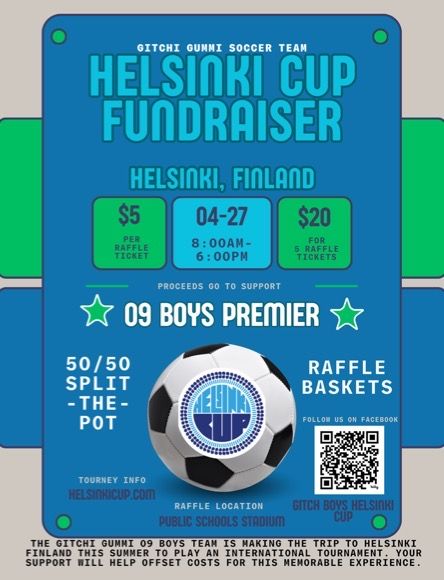 Helsinki Cup Raffle & 50\/50 Event