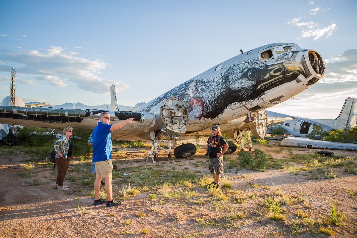 Boneyard Safari Hands on Tour, June 9th 2024 at Aircraft Restoration Mgt