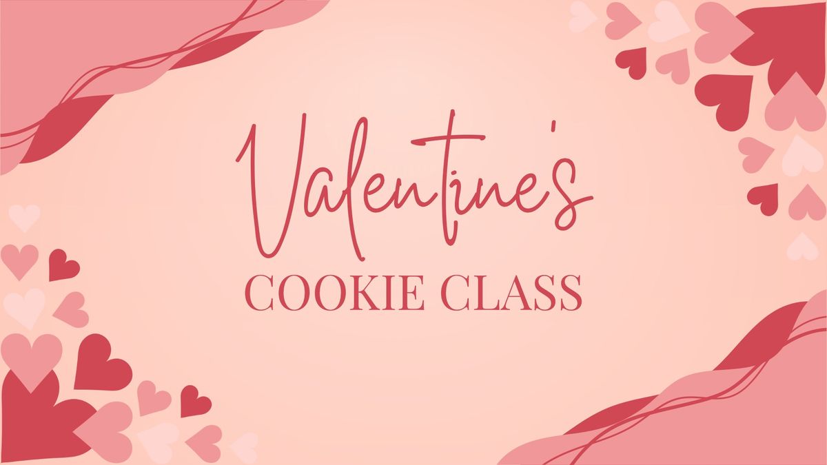 Valentine cookie class with Touch of Suga 