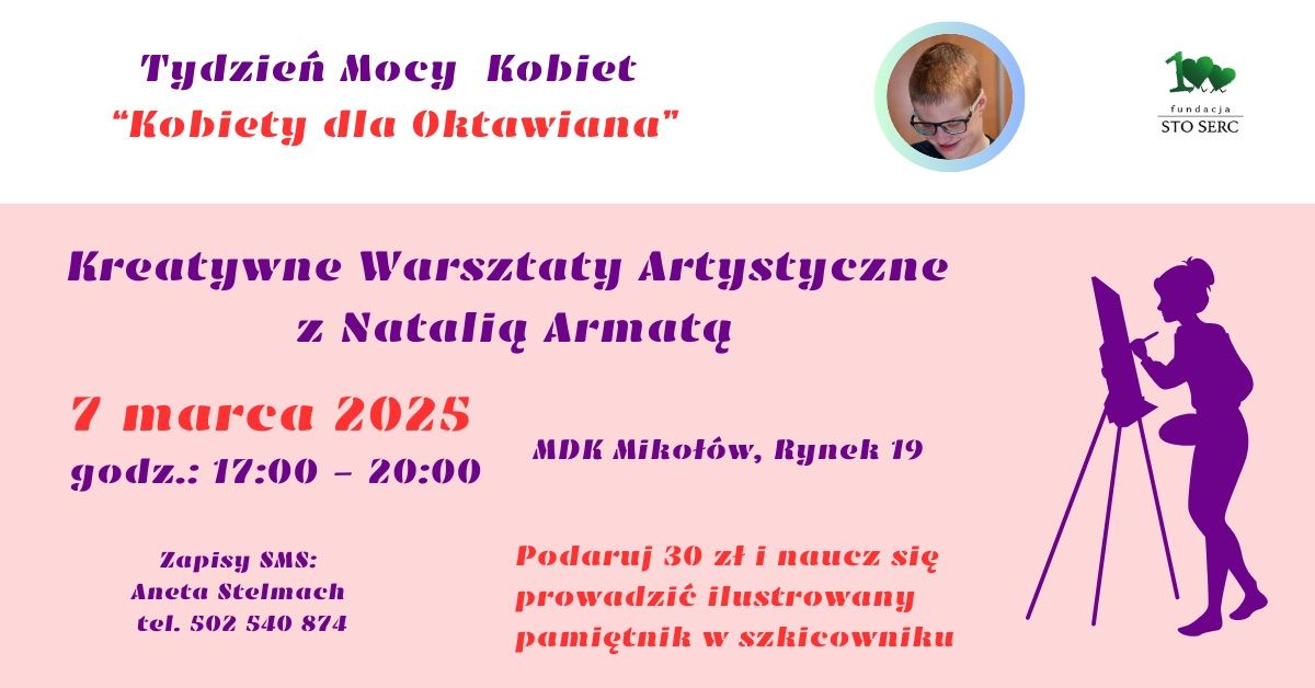 Kreatywne warsztaty artystyczne - Tydzie\u0144 Mocy Kobiet 2025