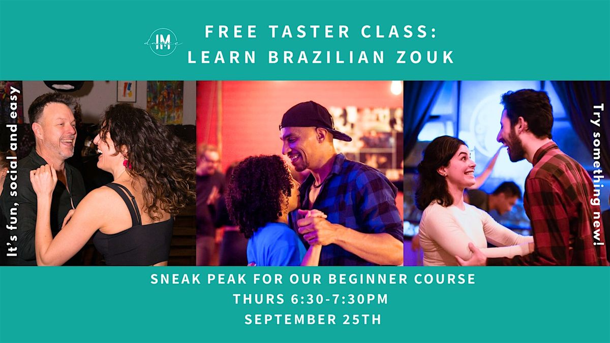 Free Taster Partner Dance Class: Learn Brazilian Zouk