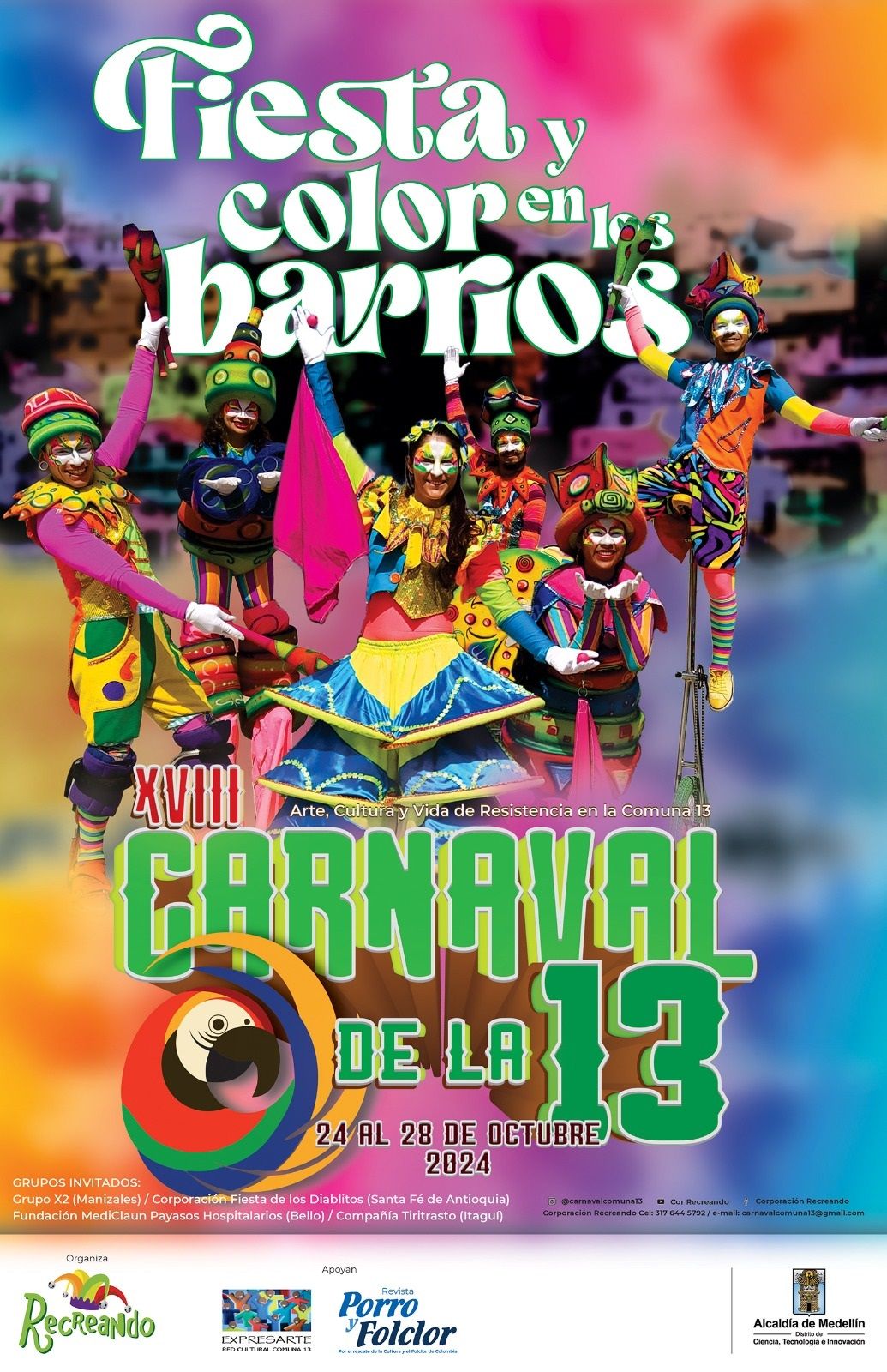 Carnaval de la 13: Fiesta y color en los barrios