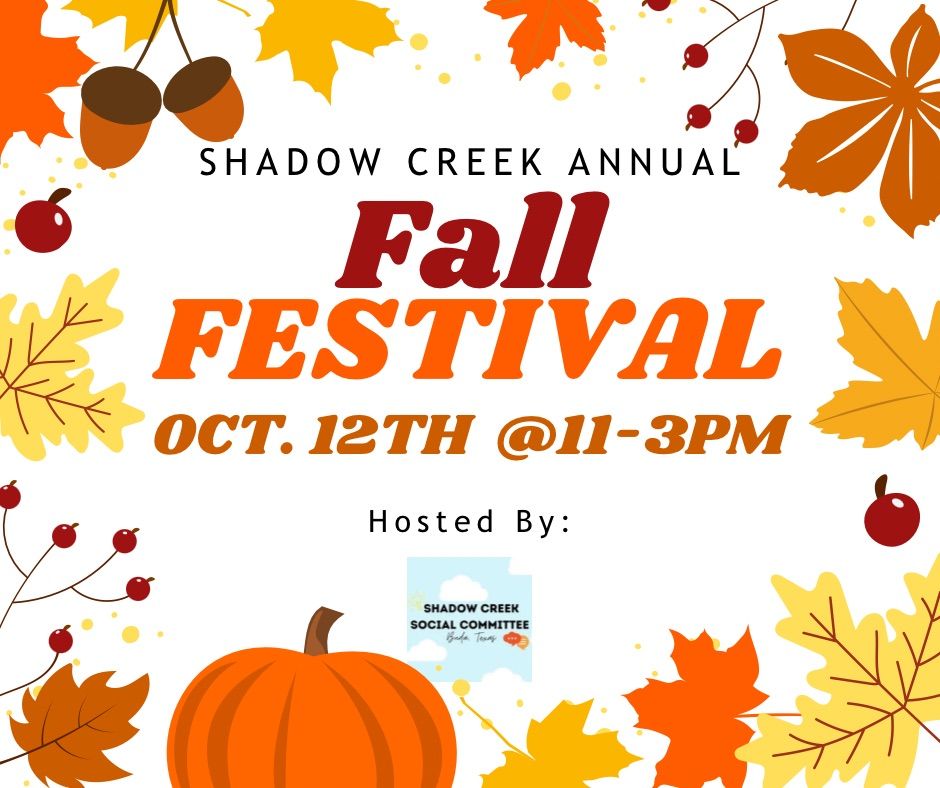 Shadow Creek Annual Fall Festival 