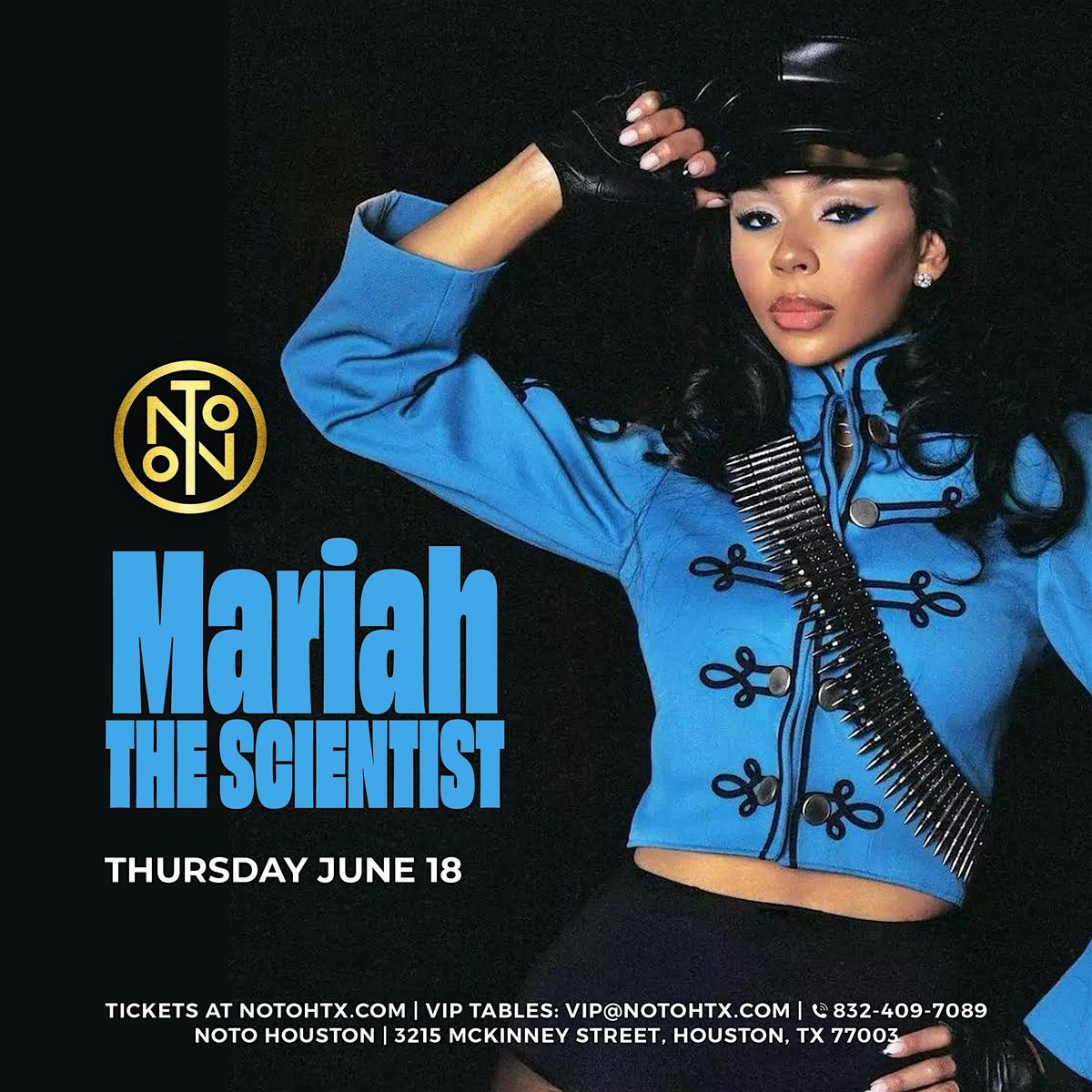 Mariah The Scientist @ NOTO Houston