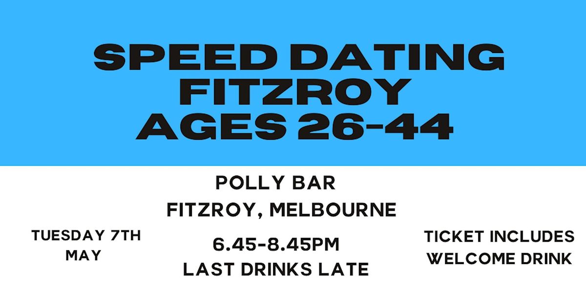 Melbourne Speed Dating for ages 26-44 @ Polly Bar 