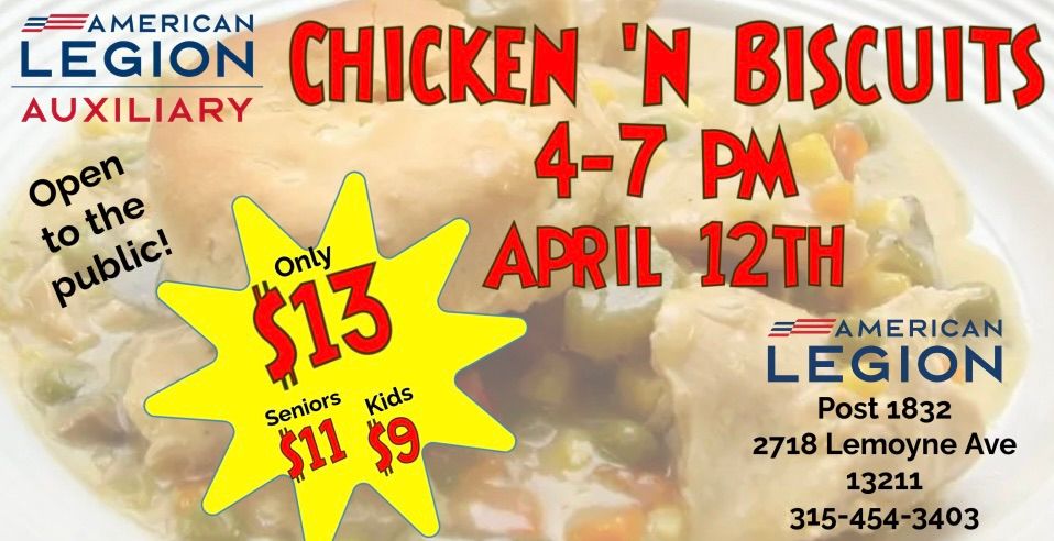 Mattydale American Legion Auxiliary Chicken & Biscuits 