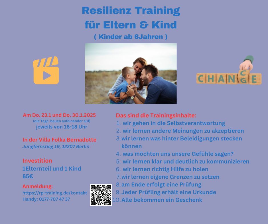 Resilienz Training f\u00fcr Eltern&Kinder