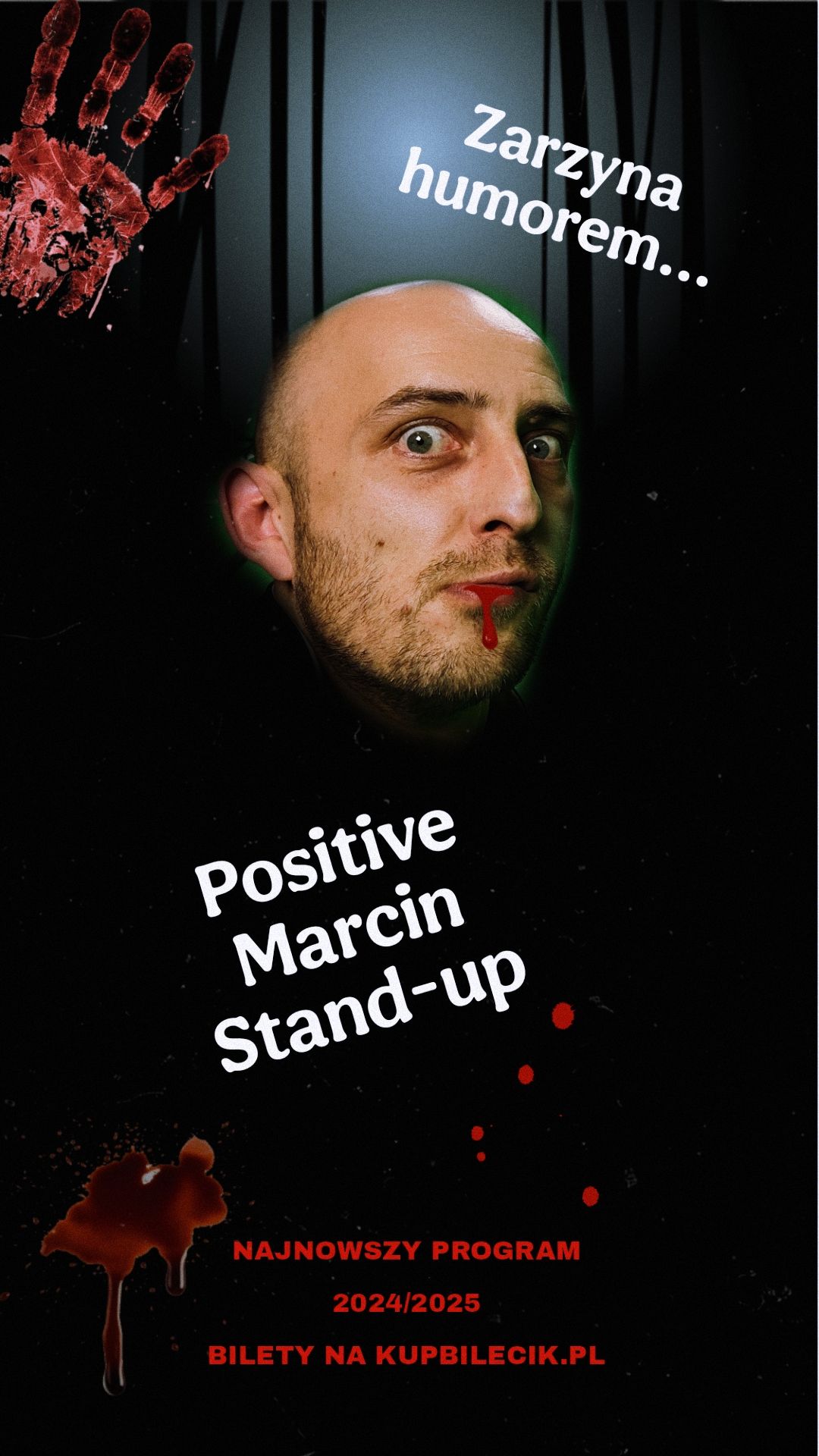 Positive Marcin- Stand Up. Zarzyna humorem