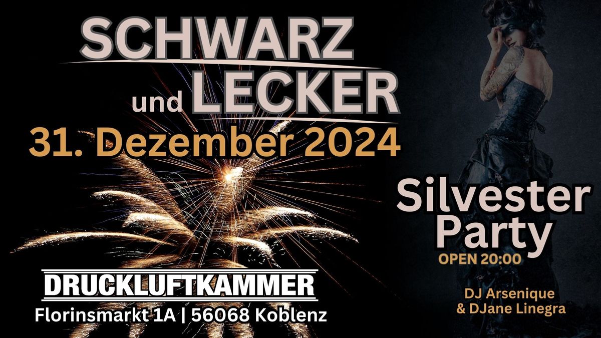 Silvester Party | Schwarz und Lecker