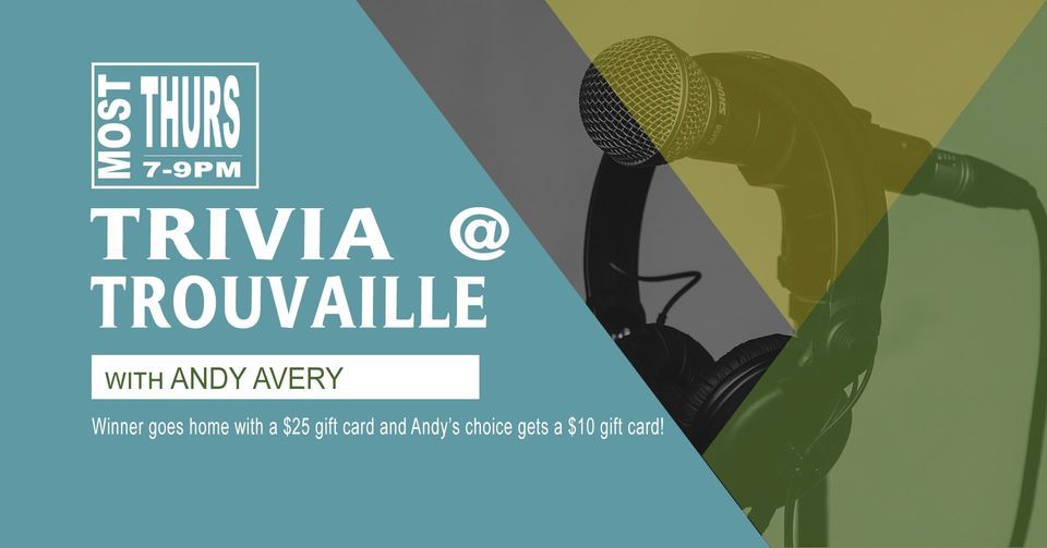 Thursday Trivia w\/ Andy