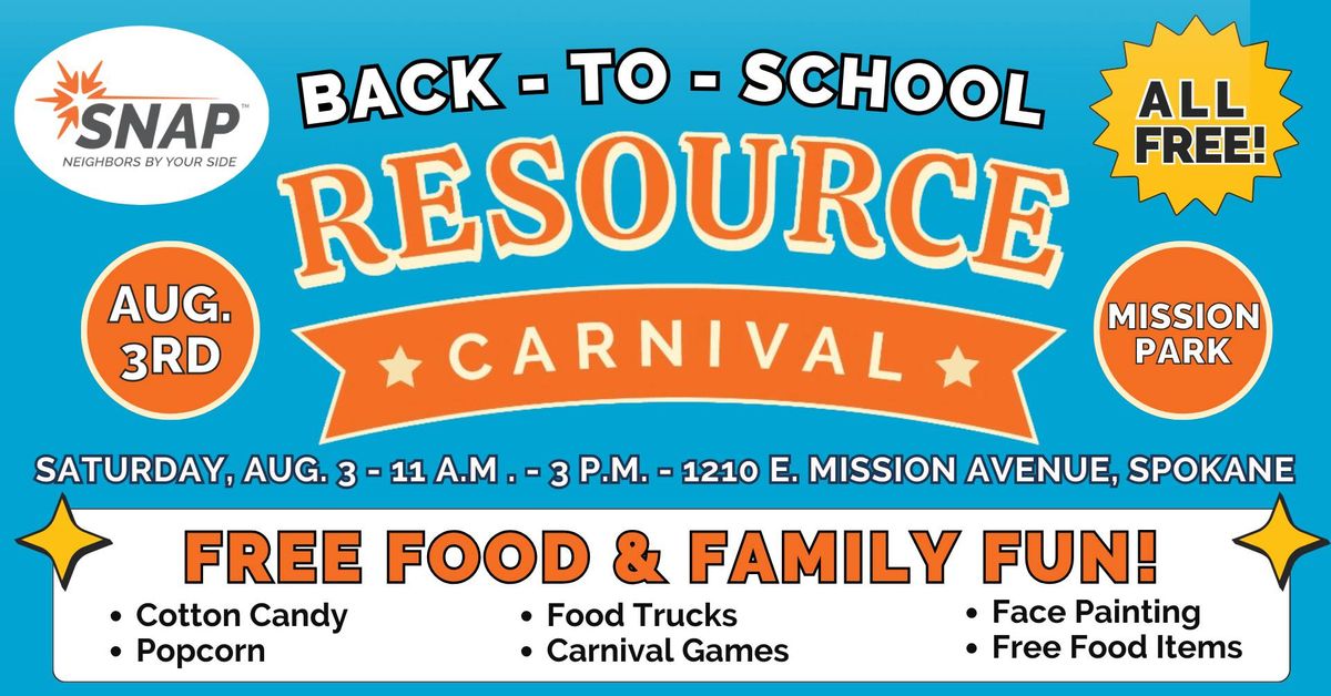 SNAP Back-to-School Resource Carnival \/ Working Families Tax Credit Sign Up
