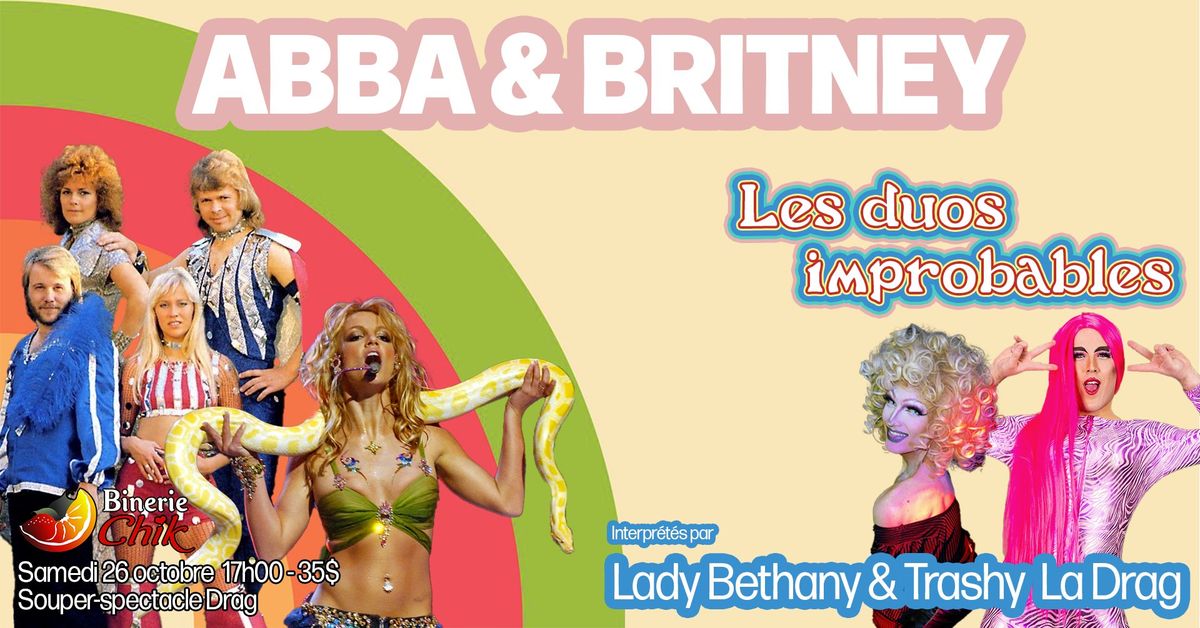 Les Duos Improbables - ABBA et Britney Spears