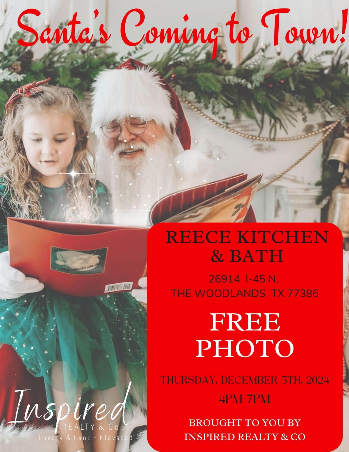 Complimentary Photos with Santa